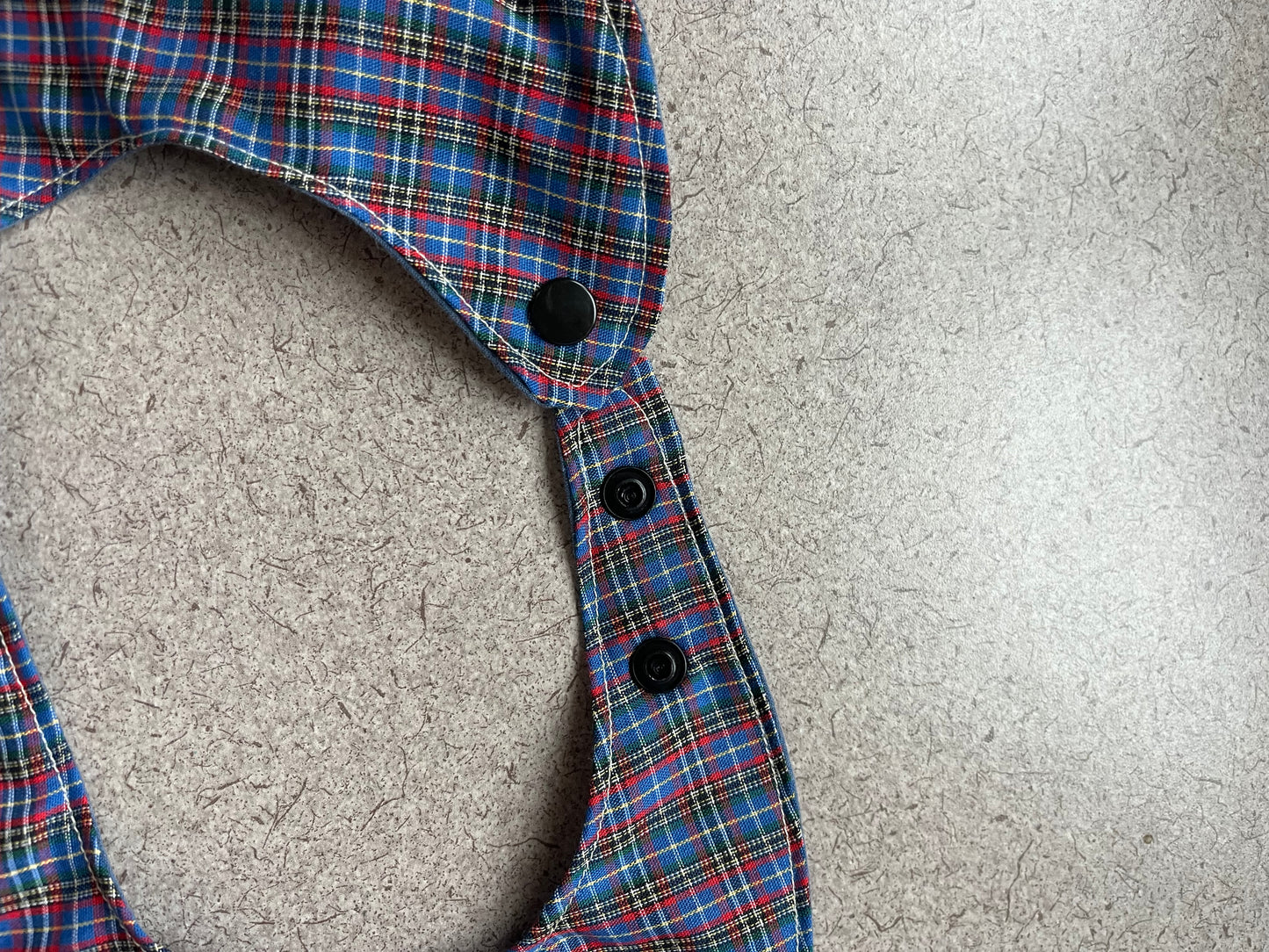 Checkered Baby Bib
