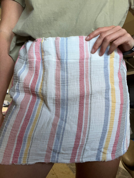 Striped Mini Skirt